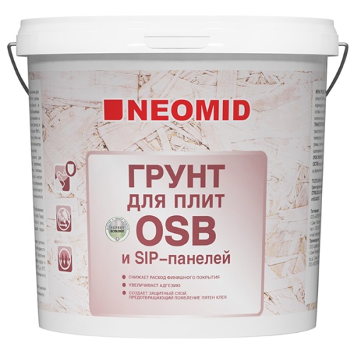 Грунт для плит OSB и SIP-панелей NEOMID 7кг